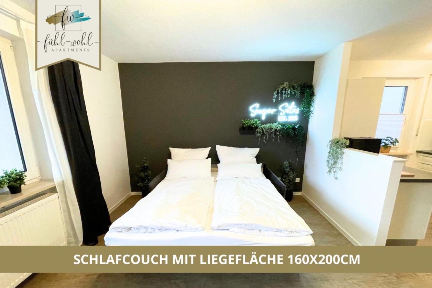 Semper Suite No1 - 2Zi Fewo 1-4 Pers, Balkon, Parkplatz, Hofgartennaehe ไบรอยท์ ภายนอก รูปภาพ