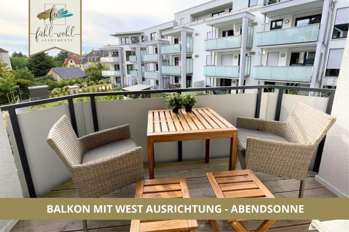Semper Suite No1 - 2Zi Fewo 1-4 Pers, Balkon, Parkplatz, Hofgartennaehe ไบรอยท์ ภายนอก รูปภาพ